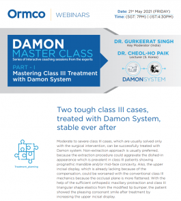 Damon Master Class Part I: Mastering Class III Treatment with Damon System
